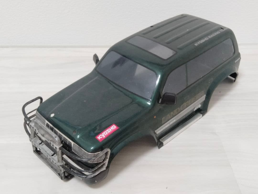 送料込中古ジャンク　トヨタランドクルーザーランクル80ボディ京商エンジンラジコン