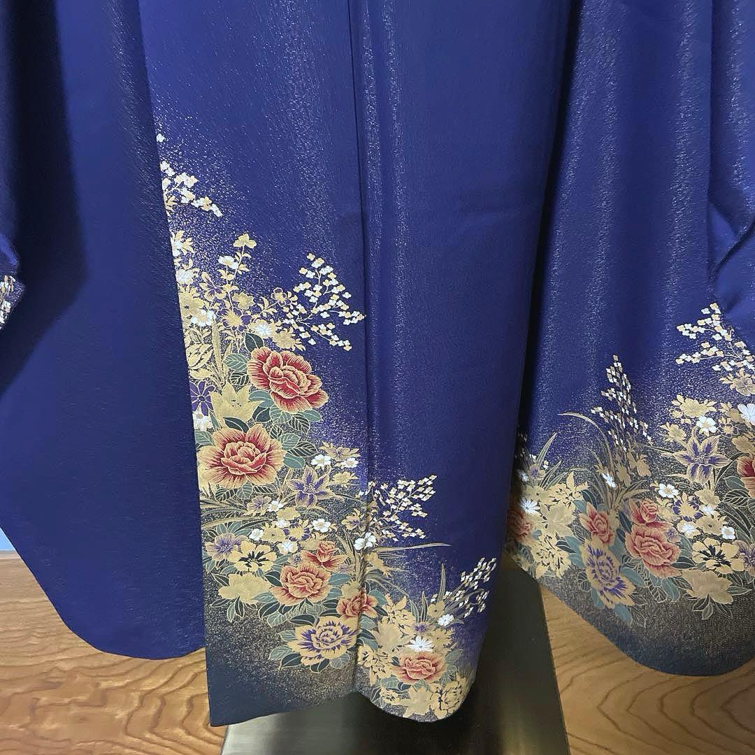 振袖フルセット　高身長　幅広　金通し　金彩加工　成人式振袖　振袖　裄丈71