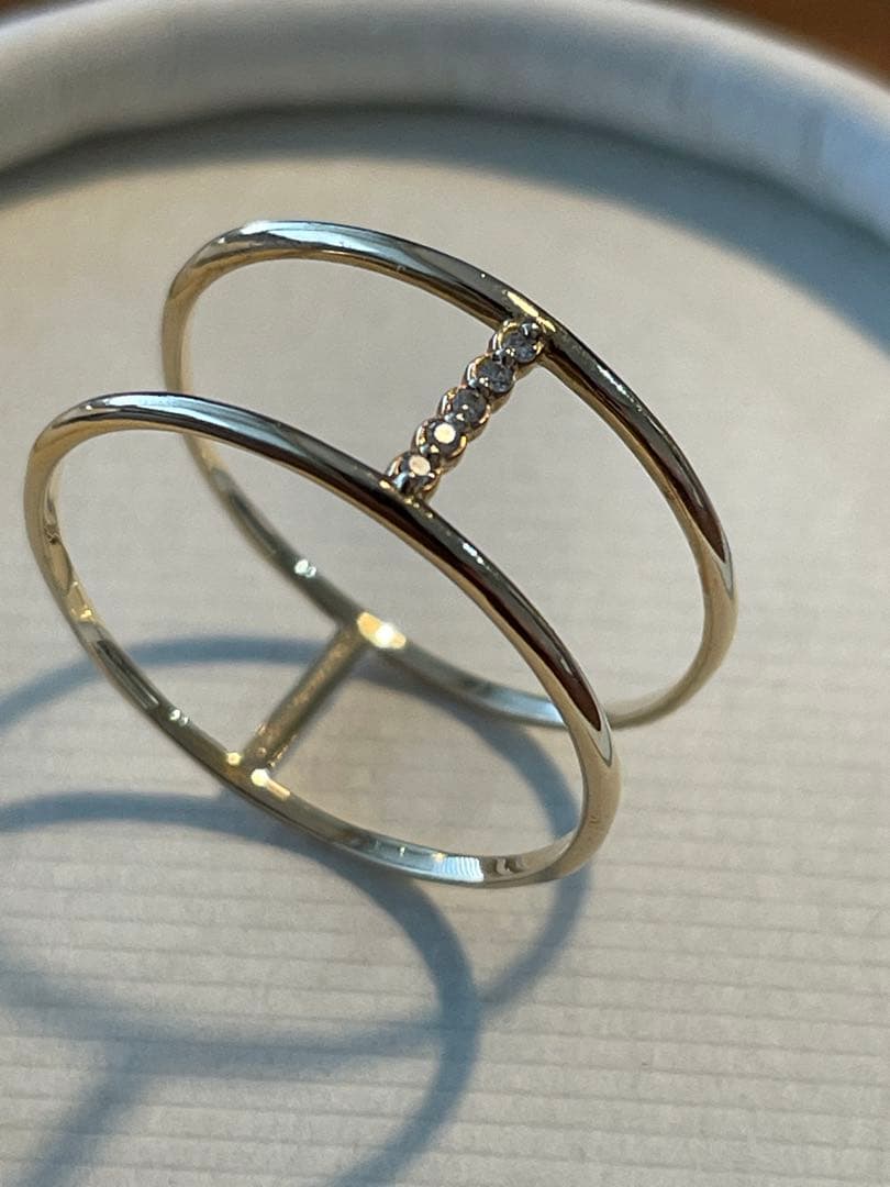 cui-cui k10ダイヤリング　#13 13号　ダイヤモンド　指輪