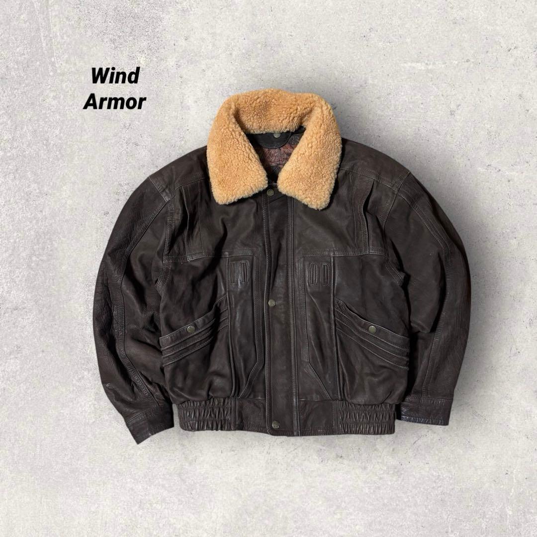 ジャケット・アウター Wind Armor G-1 Leather boa blouson M
