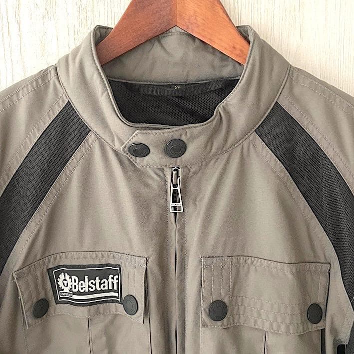 試着のみ美品　Belstaffメッシュ切替ライダーズXL　5点パッド付