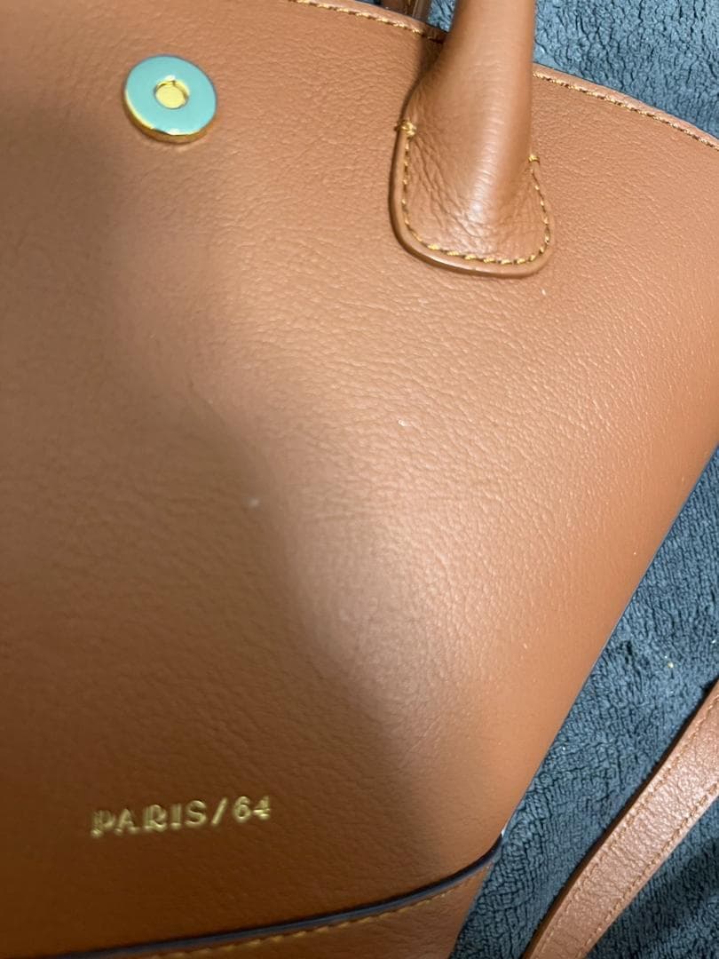 ブラウン ハンドバッグ型 ショルダーバッグ　paris64