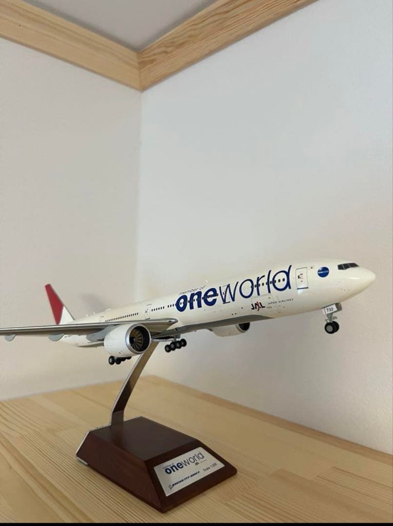 JAL B777-300 one world特別塗装1/200　JC WINGS