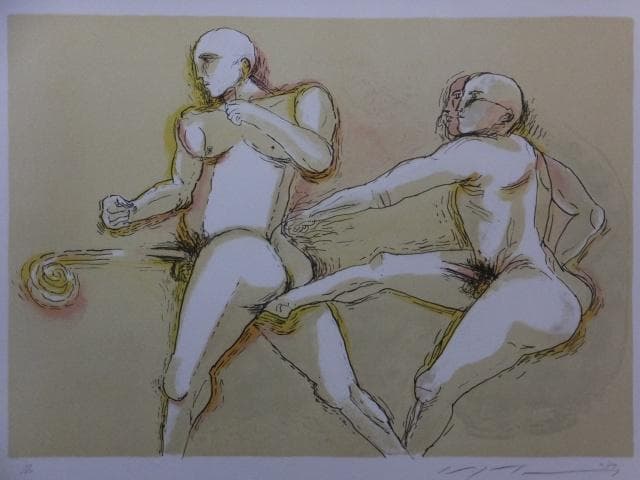 池田満寿夫　直筆サイン『おんな・おとこヨリ　シュミーズの色事』1010X