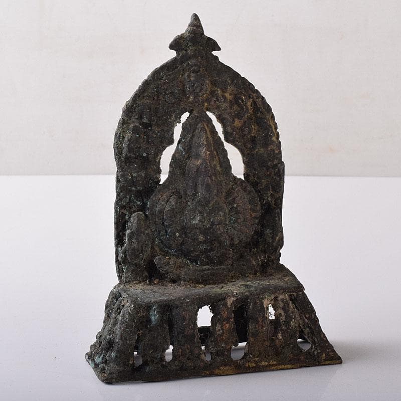 中国　古銅青銅　チベット仏　仏像　置物　　V　R8396