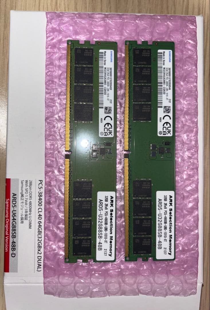DDR5 32GBx2 計64GB