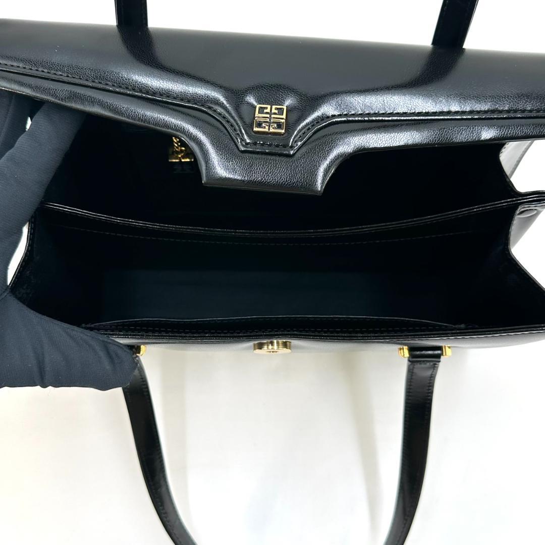 GIVENCHY ジバンシー 4Gロゴ フォーマル ハンドバッグ ゴールド金具