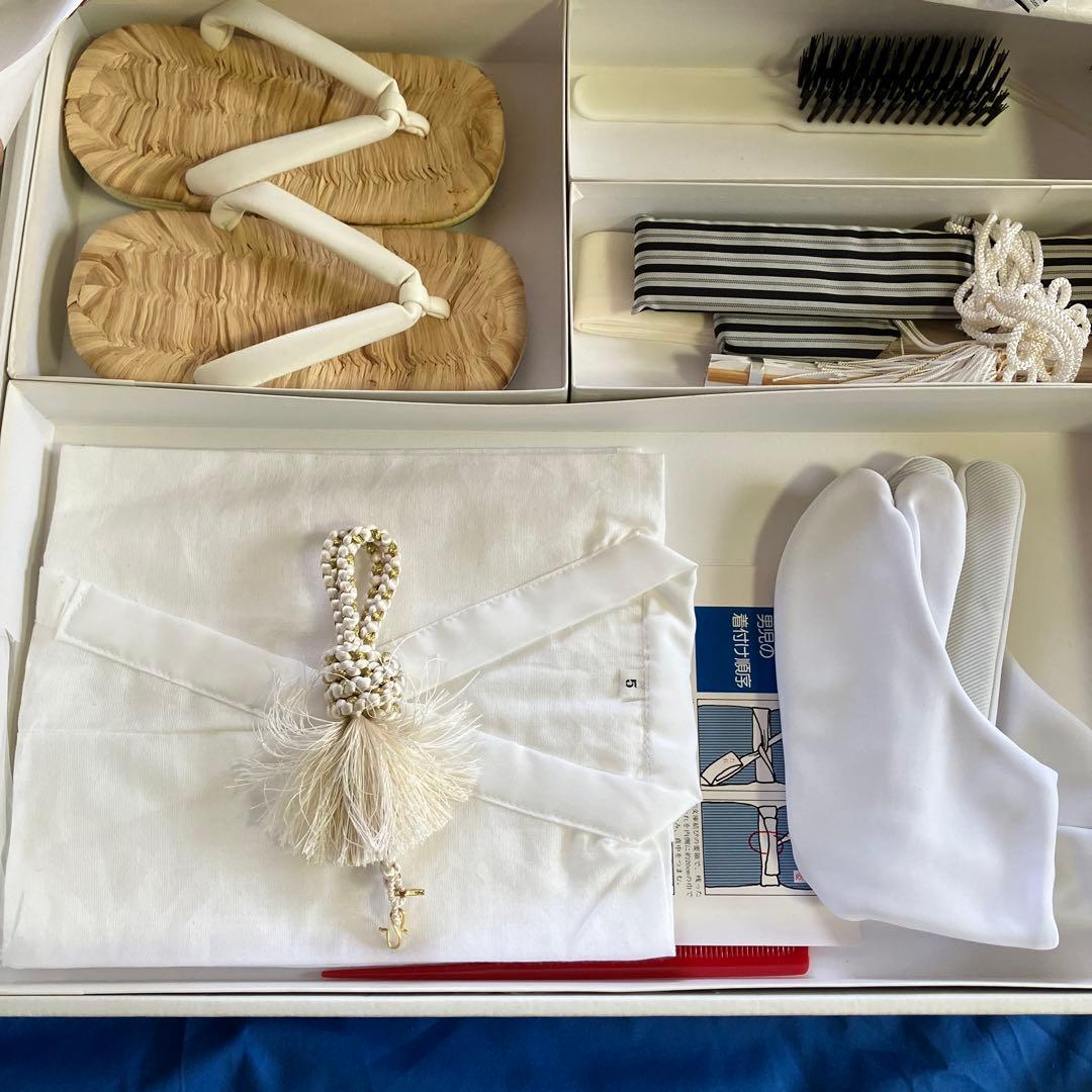 七五三 着物セット 黒色 草履付き　男の子