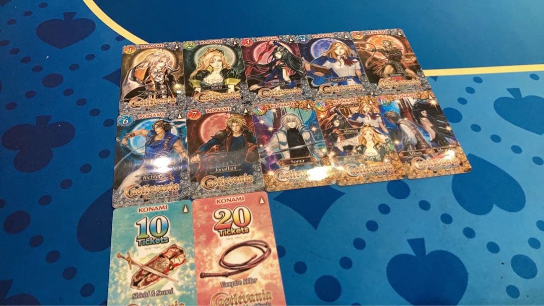 castle vania marble of souls カード全種セット