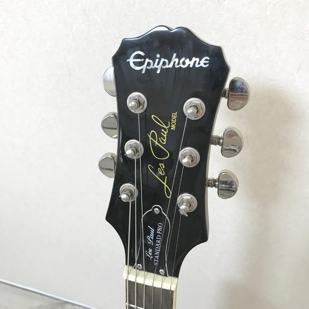 【美品】Epiphone レスポール STANDARD PRO エレキギター 紫