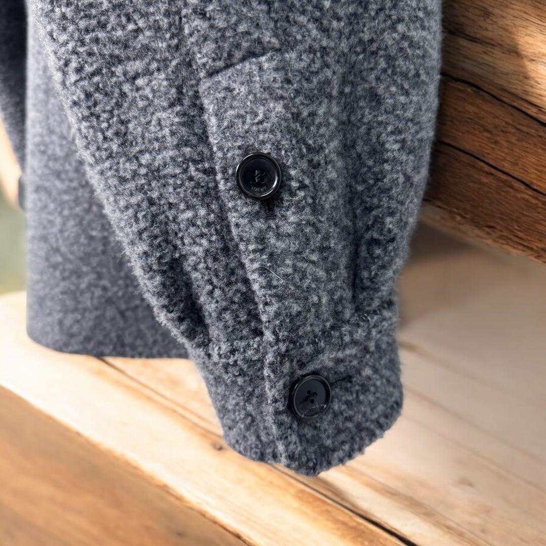 現行品★美品LOEWE カシミヤ ウール オーバーシャツ 48