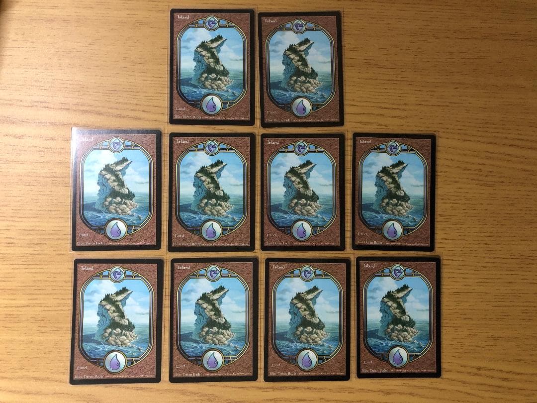 アングルード 基本土地 島/ 10枚セット UGL MTG