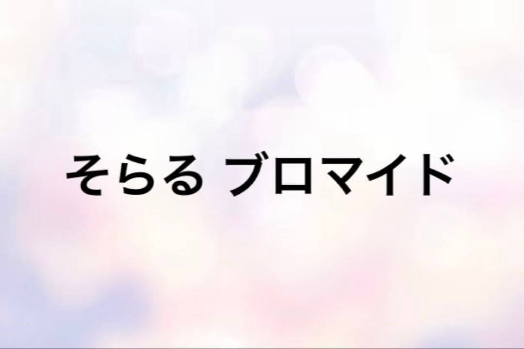 そらる ブロマイド