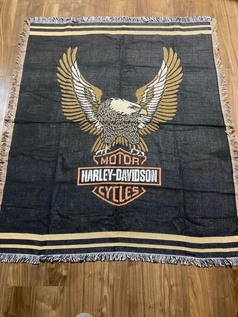 HarleyDavidson 大判ブランケット イーグルデザイン