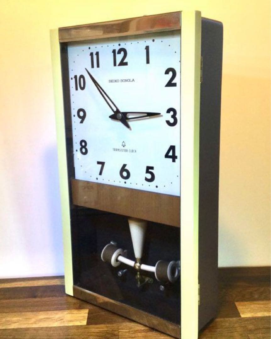 【最終値下げ』SEIKO ソノーラ 1965年製トランジスタ時計　ビンテージ