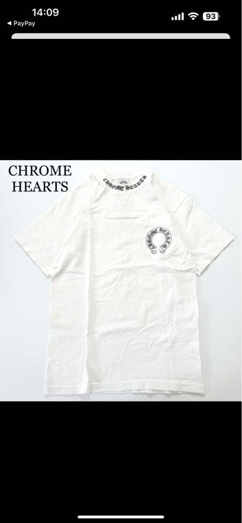 CHROME HEARTS ホワイト Tシャツ　Mサイズ