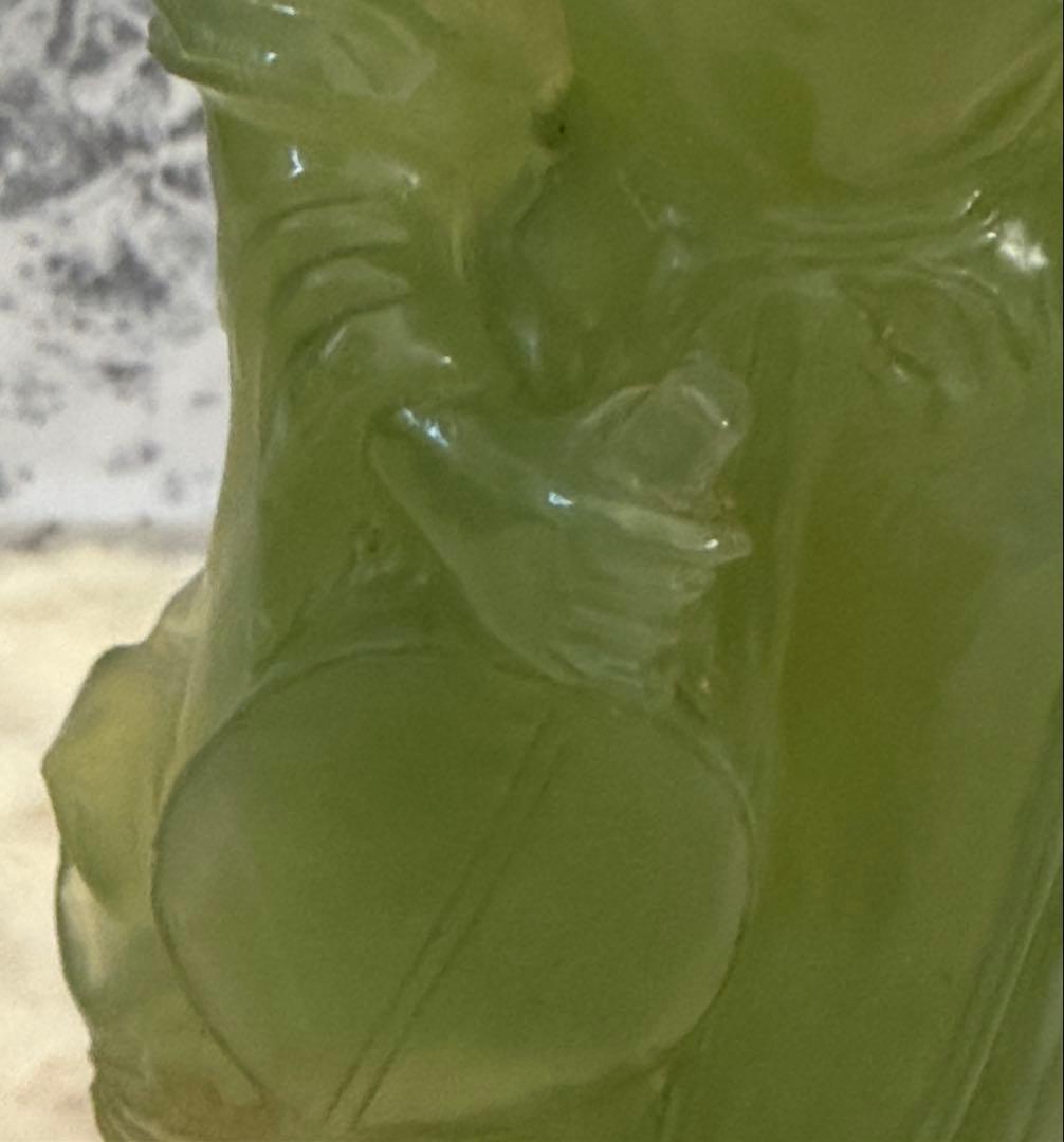 中国美術 翡翠？ 天女 置物 オブジェ インテリア