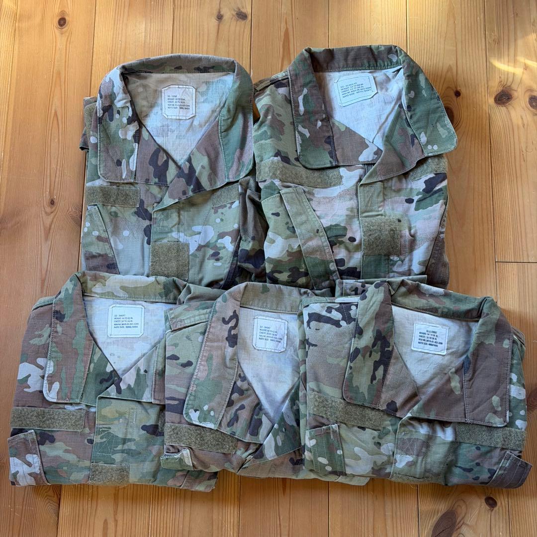 米軍実物 ACU FEMALE ジャケット OCP 33サイズ 5着セット