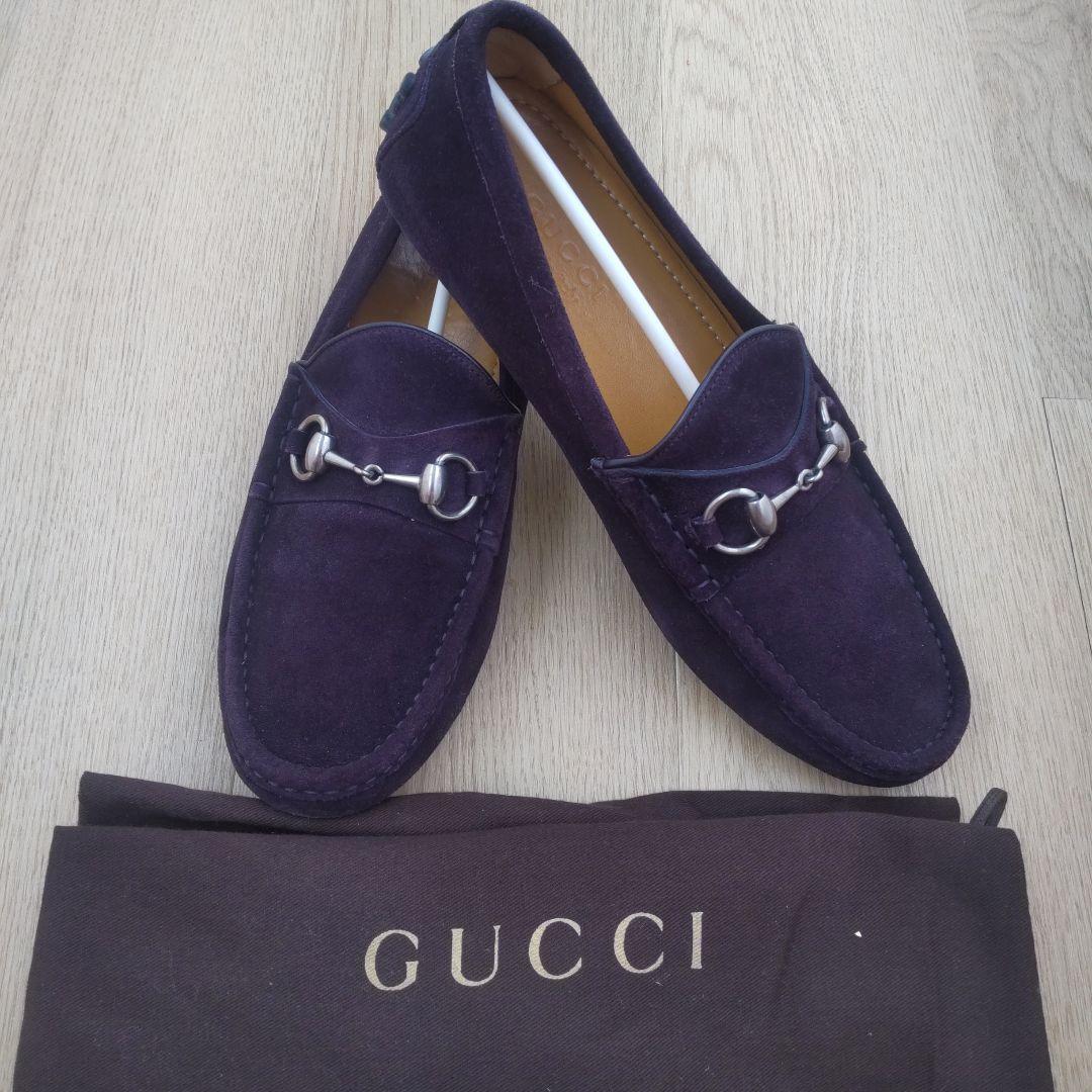 GUCCI ホースビットローファー ドライビングシューズ ブラウン