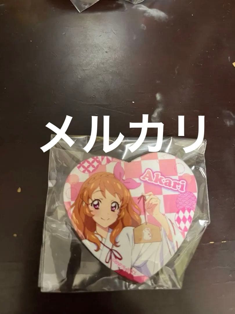 アイカツ　あかり　オールアイカツ　巫女　缶バッジ
