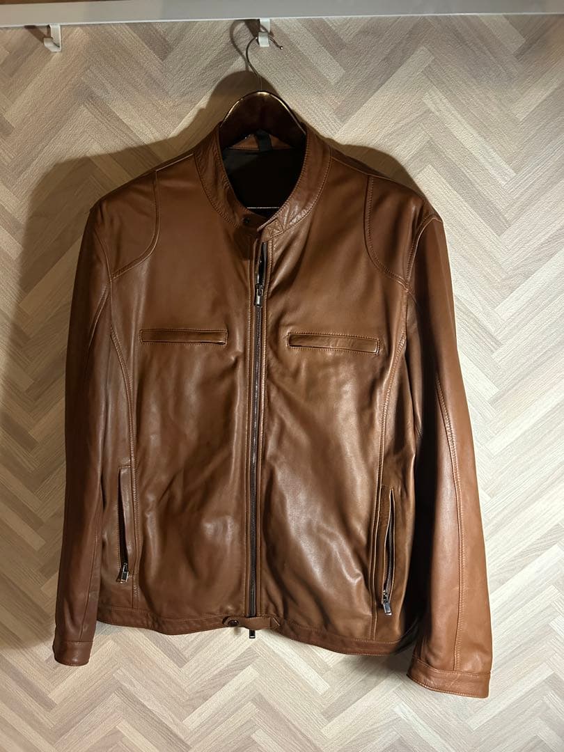 TAGLIATORE（タリアトーレ）レザーライダースブラウン サイズ56