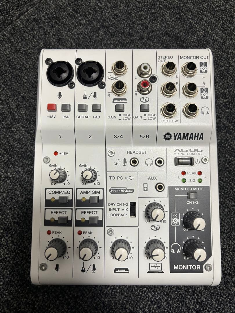 【アイス】YAMAHA AG06 ミキシングコンソール