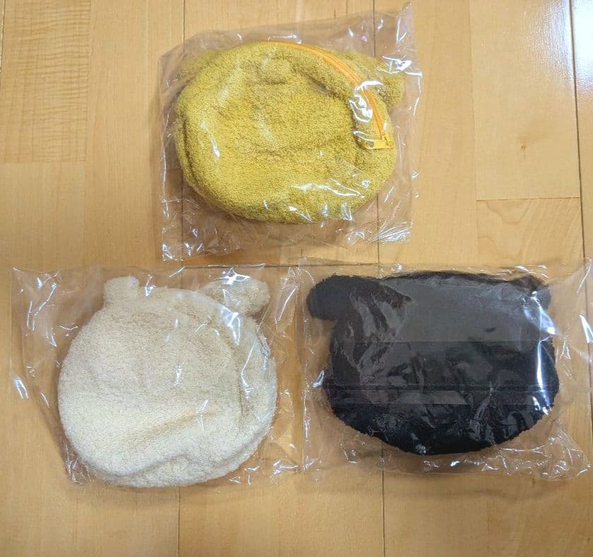 未使用品★thepillowsバスター君ぬいぐるみポーチ3種セット