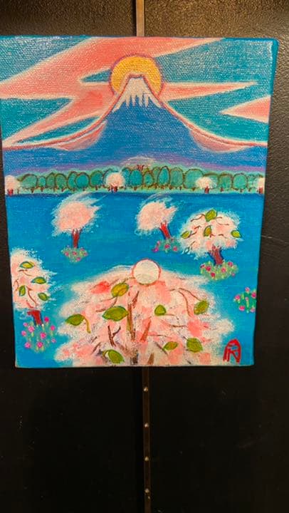 【アクリル画】　商品名　新風　新品未使用品　0号