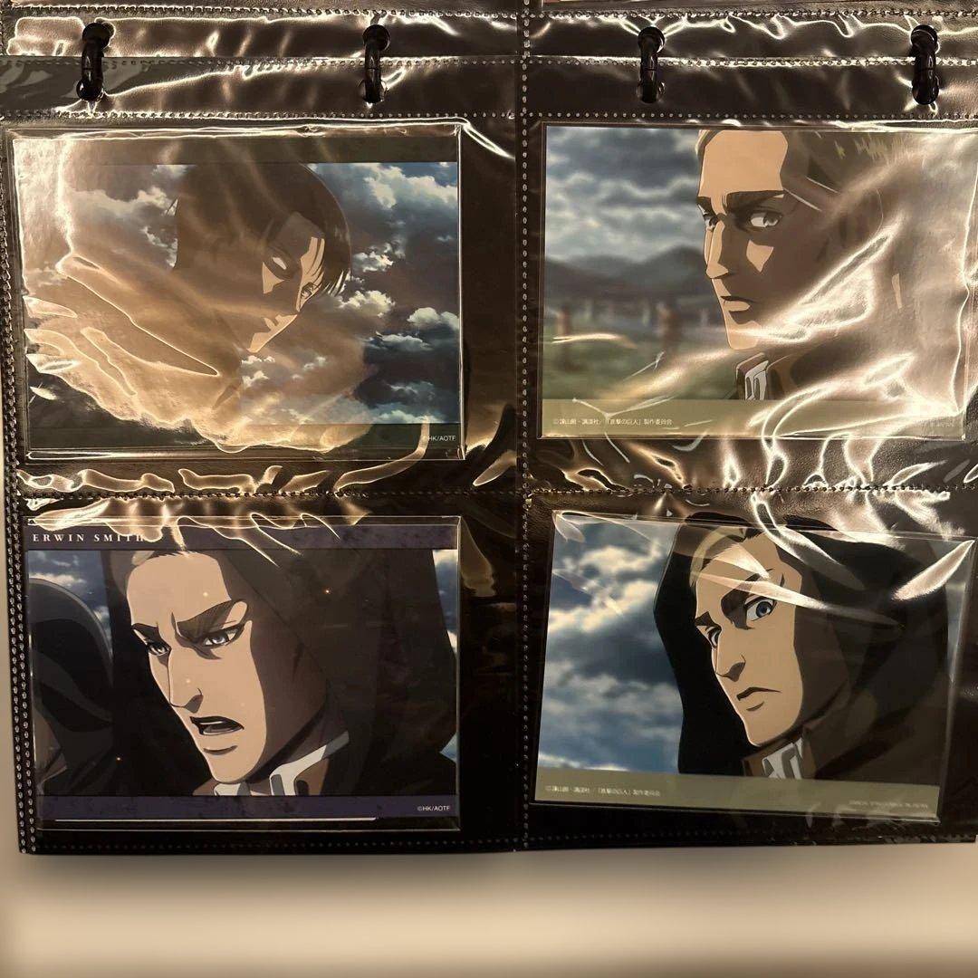 進撃の巨人　エルヴィン　リヴァイ　ブロマイド　wit 4点8枚