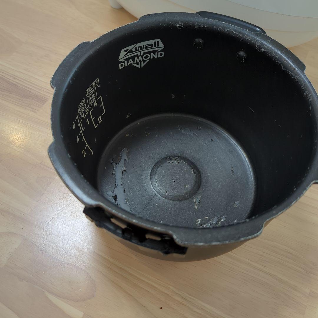 なでしこ健康生活　炊飯器　高圧力ヒーター式加熱　CRP-N0610N 説明書付