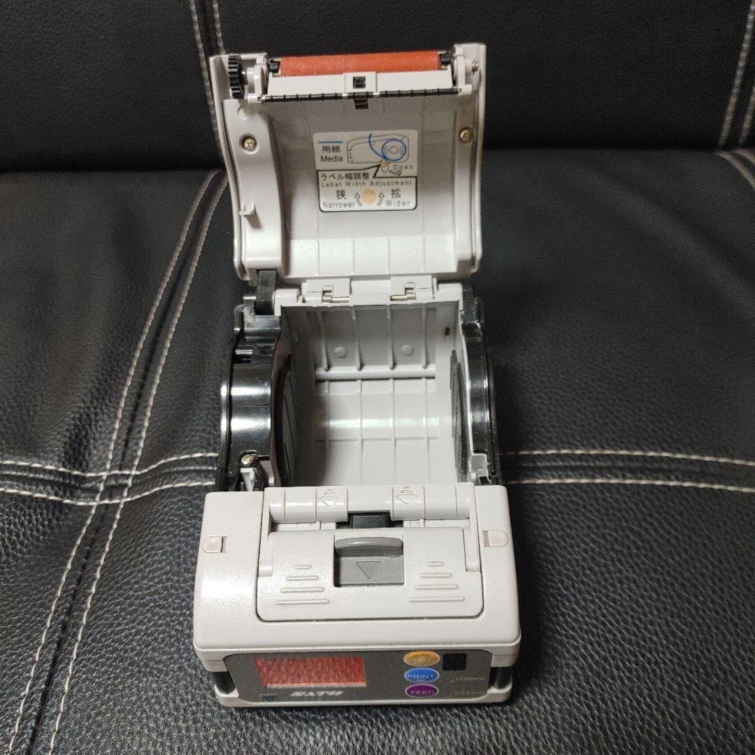 SATO モバイルプリンター PT208j-W3【動作確認済・印字良好】