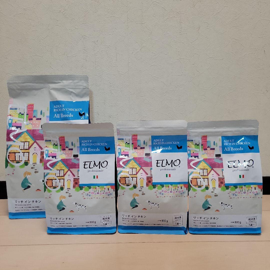 ELMO リッチ イン チキン 成犬用 3Kg×1 800ｇ×3