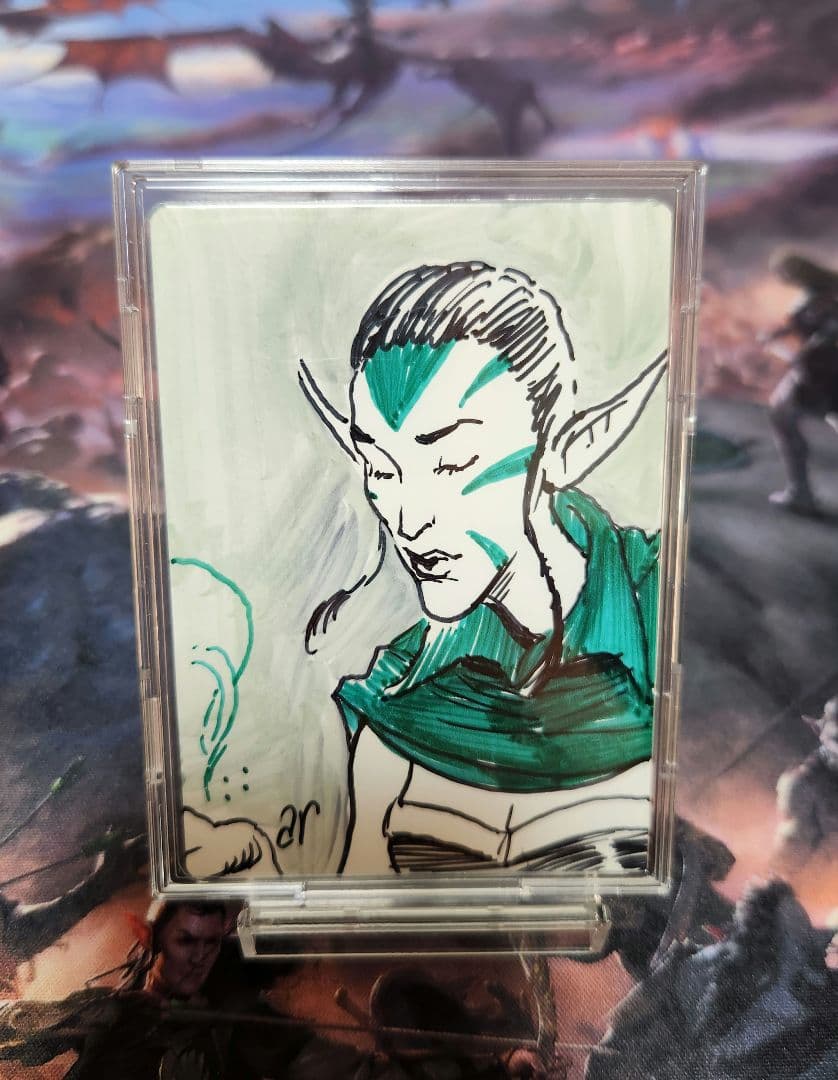 Nissa, Resurgent Animist　旧枠foil AP