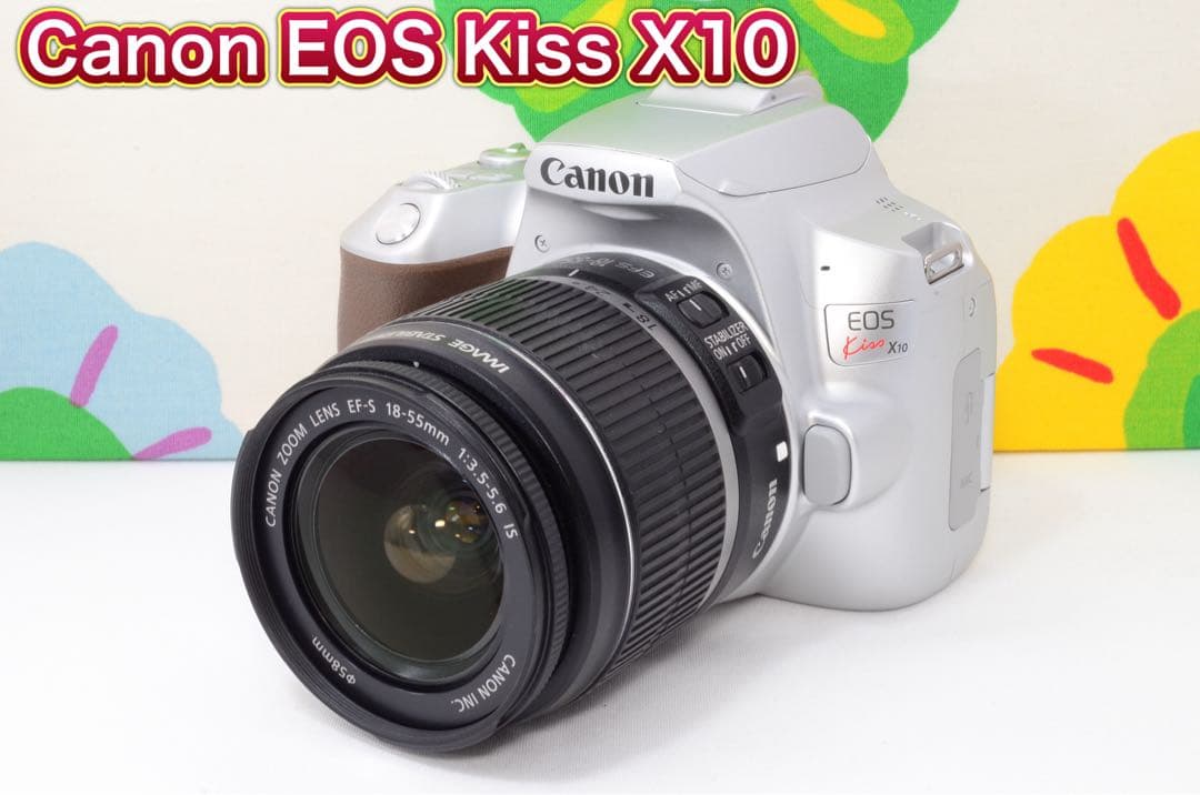 ❤️スマホへ転送❤️Canon EOS Kiss X10 シルバー❤️初心者に最適❤️
