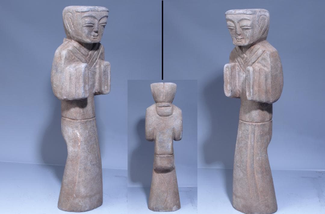 近所　天龍山石窟仏教美術　北魏仏像※激安骨董品<BR> I0548A5-5