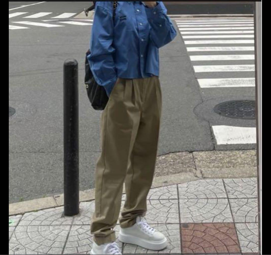 ok.soon×dickies オクスン　テーパードチノパンツ