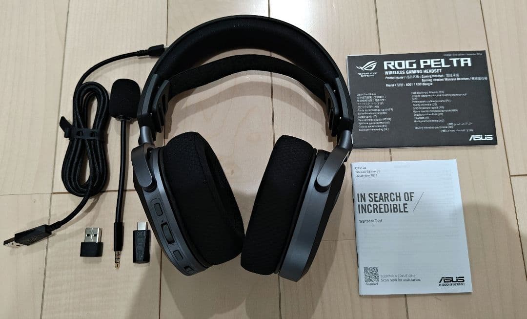 ASUS ROG PELTA ゲーミングヘッドセット