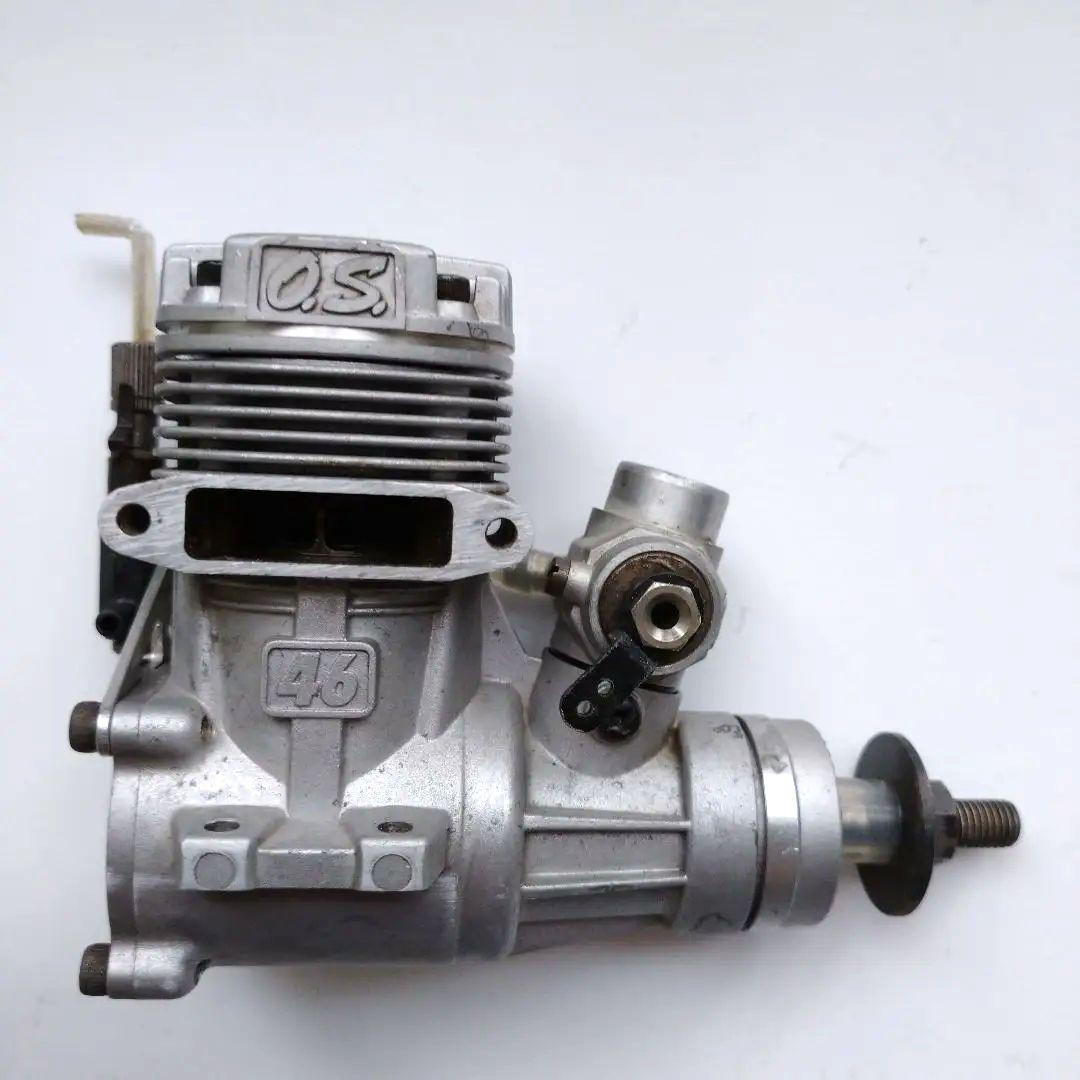 ラジコン飛行機 エンジン OS MAX AX 46＋チューンドサイレンサー