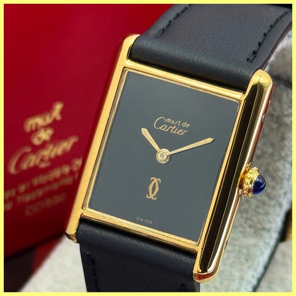 外装新品仕上済み カルティエ マストタンクLM 手巻 腕時計 A3