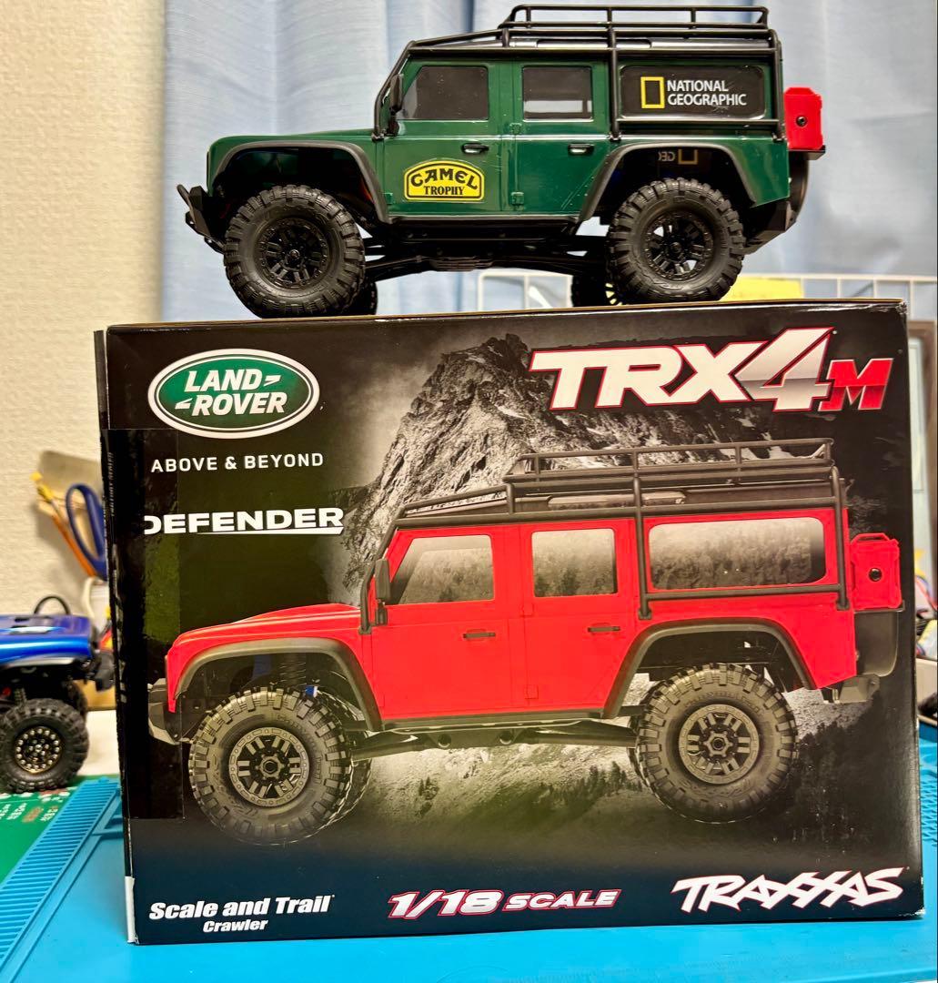 Traxxas TRX4M 1/18スケールのラジコンカーです。