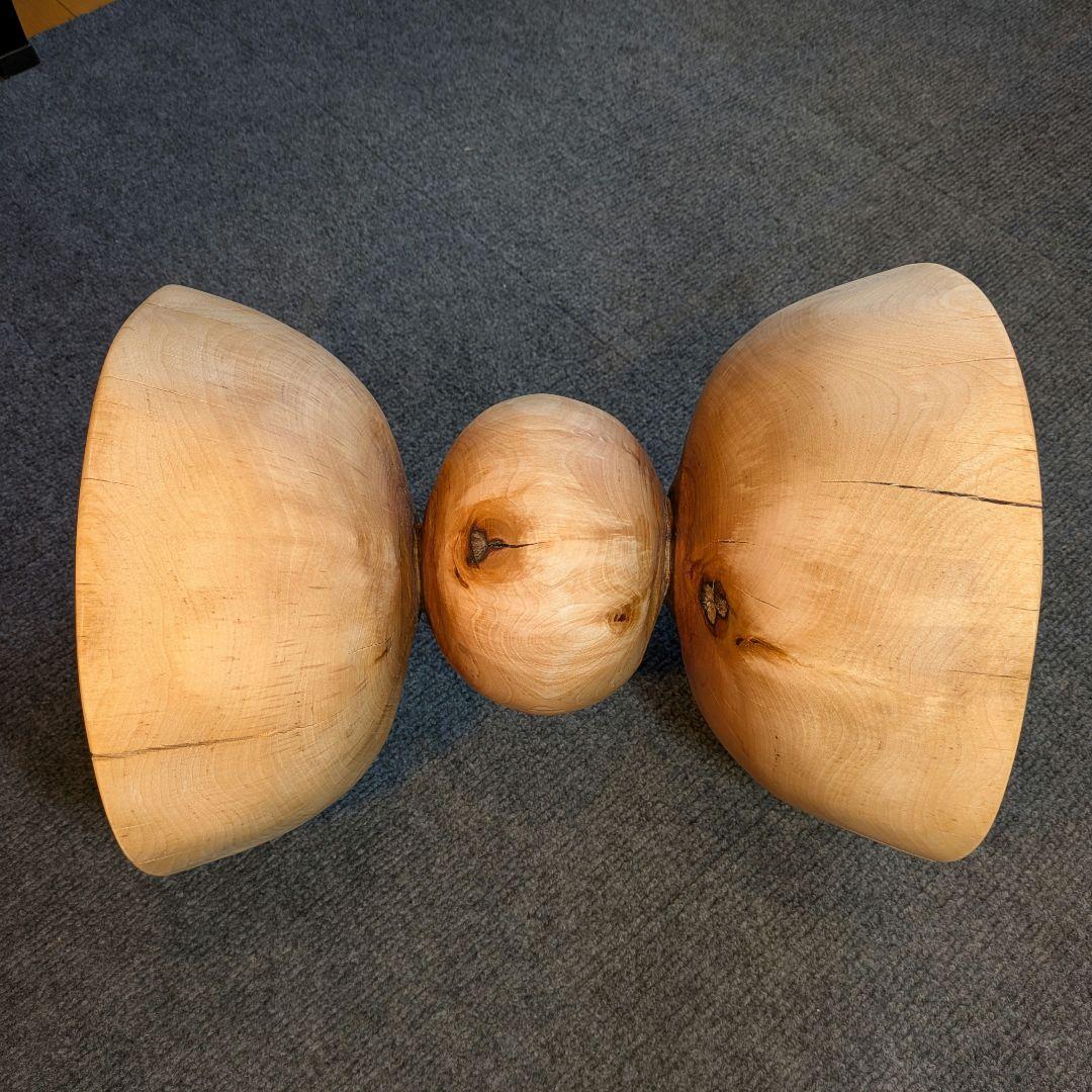 水目桜　天然木　切り株　丸太　椅子　スツール　高さ約35㎝