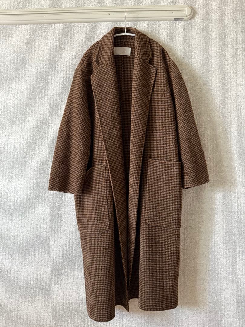 TODAYFUL チェック柄ロングコート 38