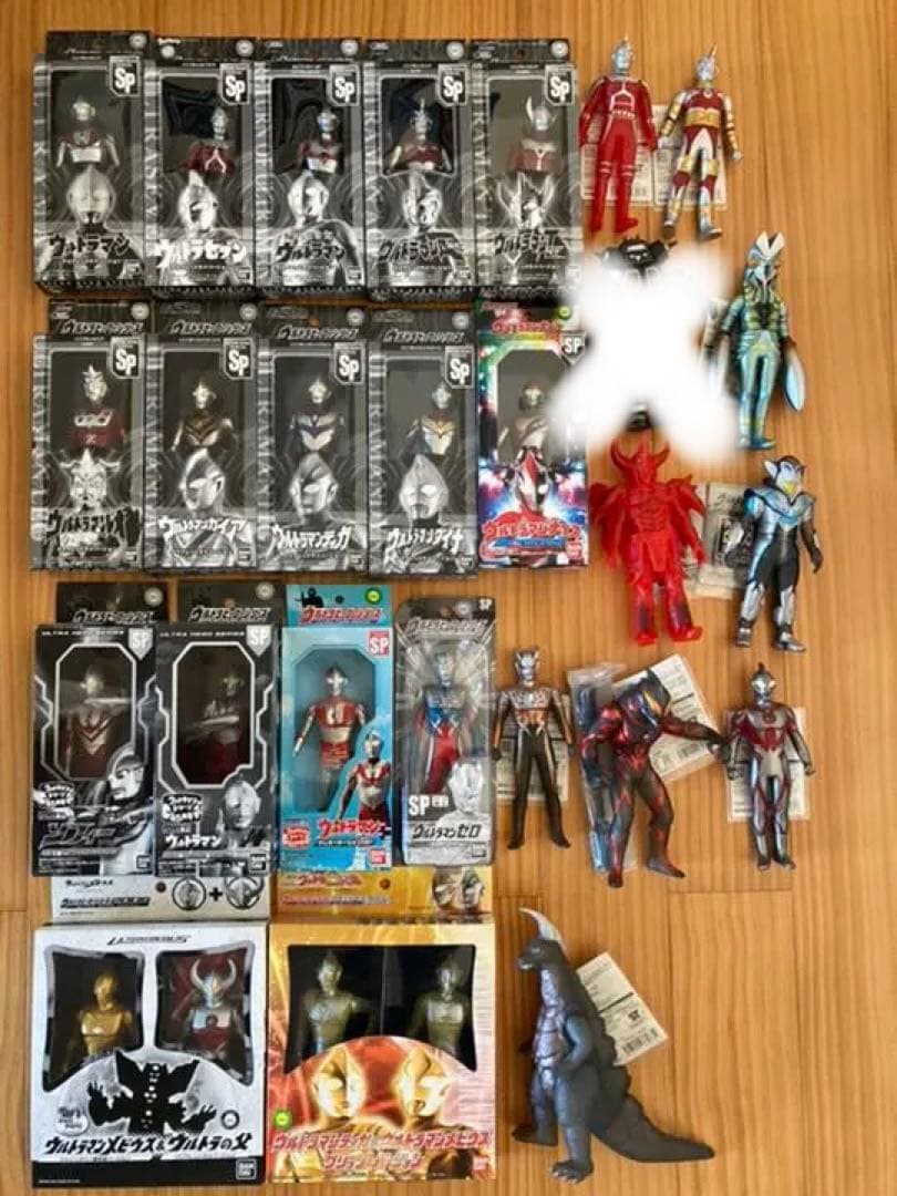 限定未使用［ウルトラマン］バンダイソフビ/27種27体セット