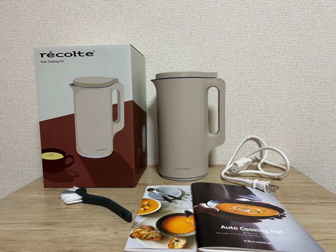 recolte レコルト 自動調理ポット オートクッキングポット ホワイト