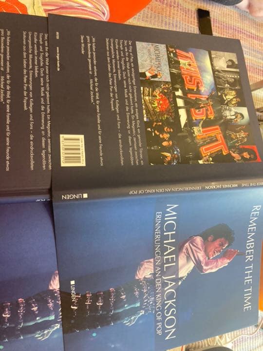 マイケルジャクソン　ドイツ本　remenber the time