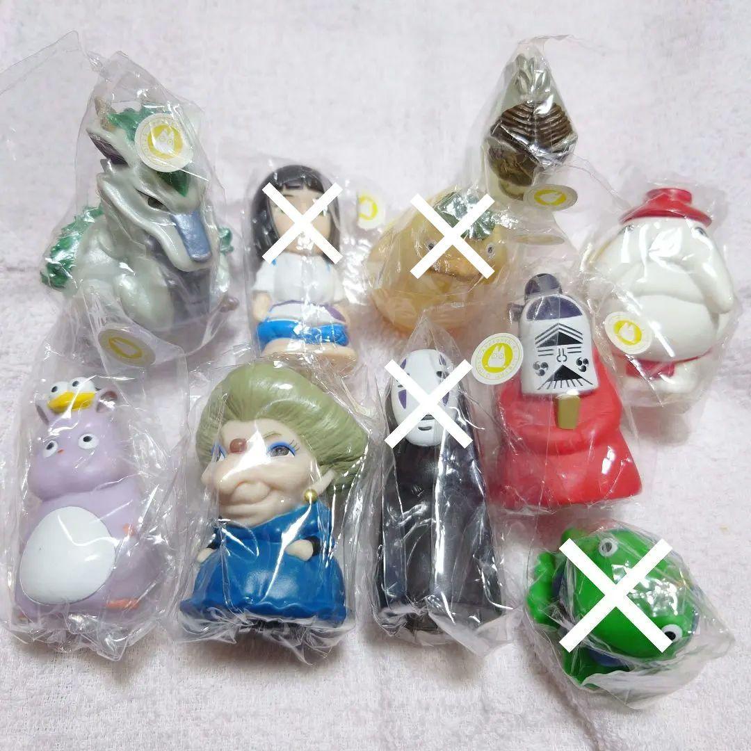 ジブリ 指人形 ソフビ 千と千尋の神隠し ハク竜 湯婆婆 セット フィギュア