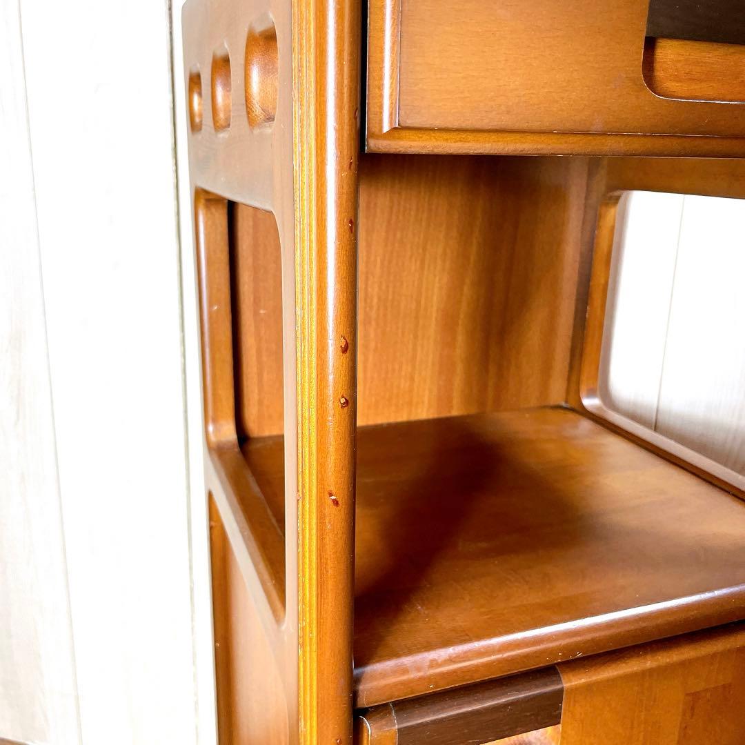 希少！ソニア　電話台 サイドラック チェスト 昭和レトロ コロニアル