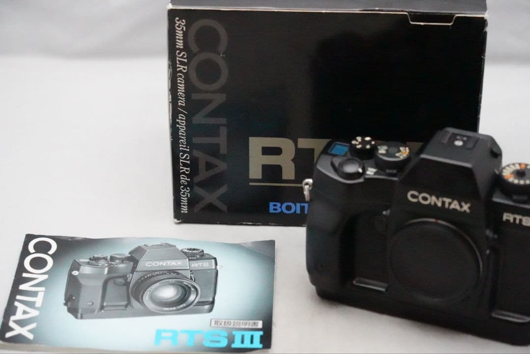 ☆元箱・取説付き☆ コンタックス RTS Ⅲ ボディ 高性能フィルムカメラ