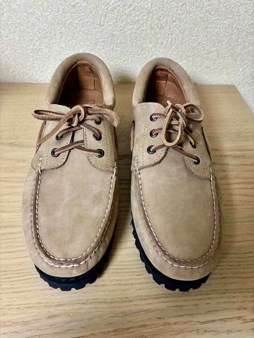 Timberland ボートシューズ（ミディアムベージュ / ヌバック）