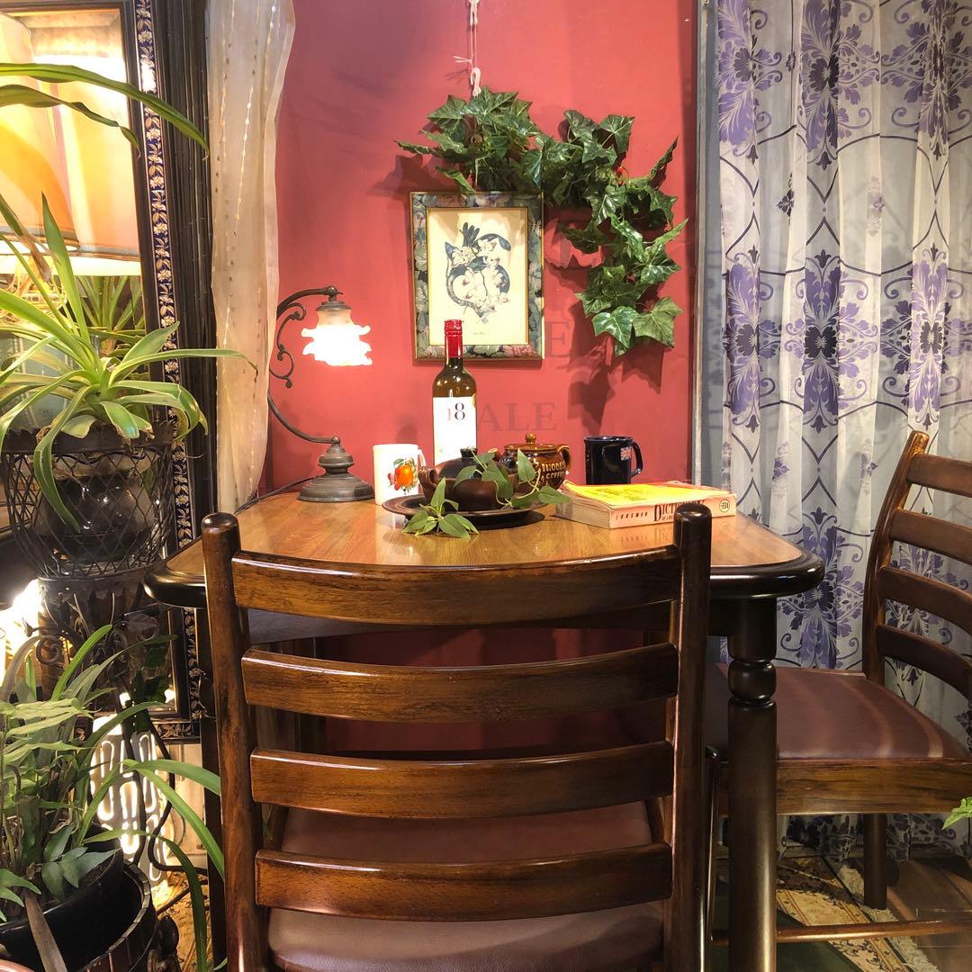 Daichi ヴィンテージ コロニアル コンパクトダイニングテーブル